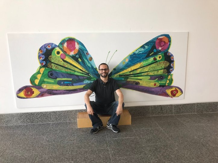Me with Eric Carle wings